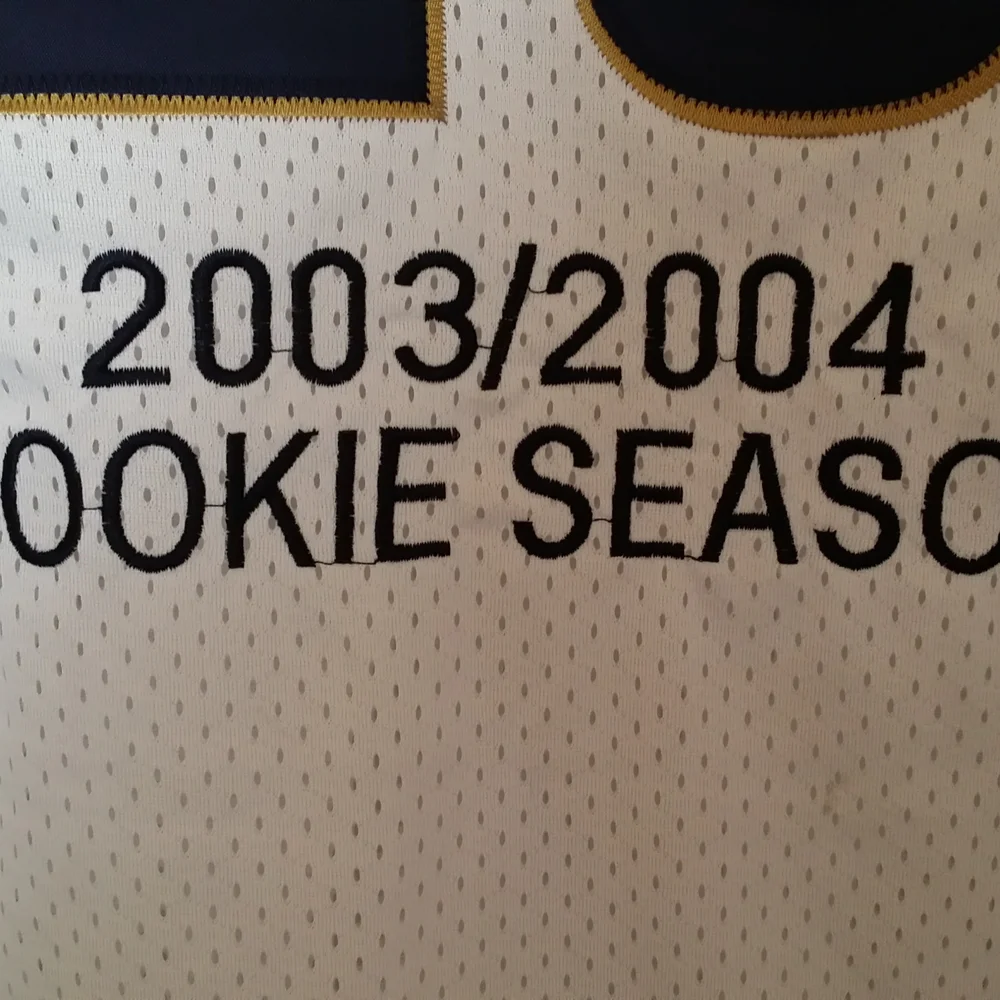 Mitchell & Ness White and Maroon Lebron James Rookie Cavaliers Jersey - Picture 5 of 16